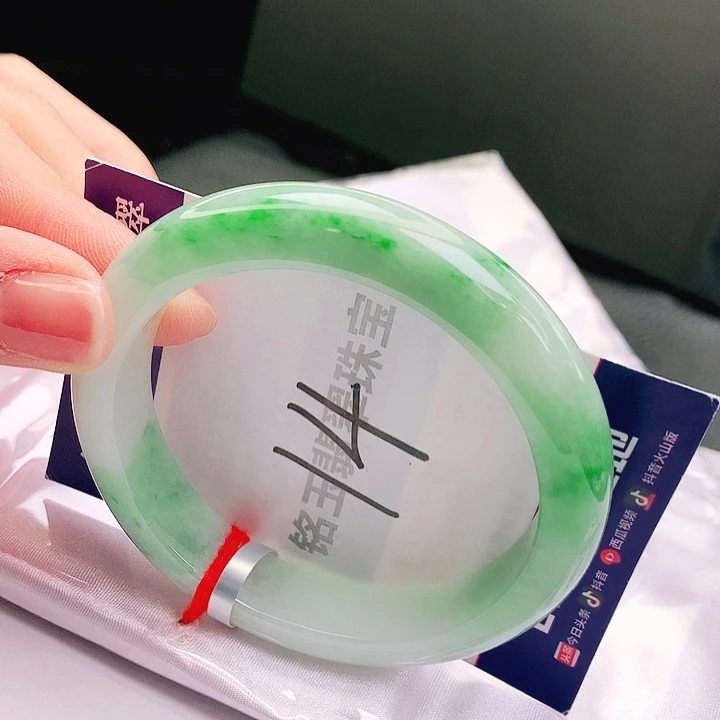 翡翠未镶嵌手镯缅甸天然a货翡翠手镯
