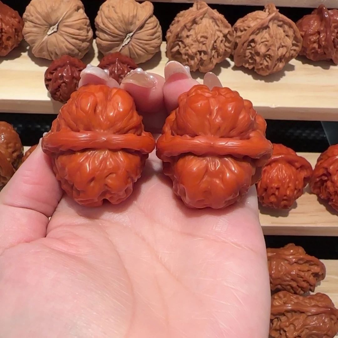 吊坠文玩核桃玉化蛤蟆头38精品1911