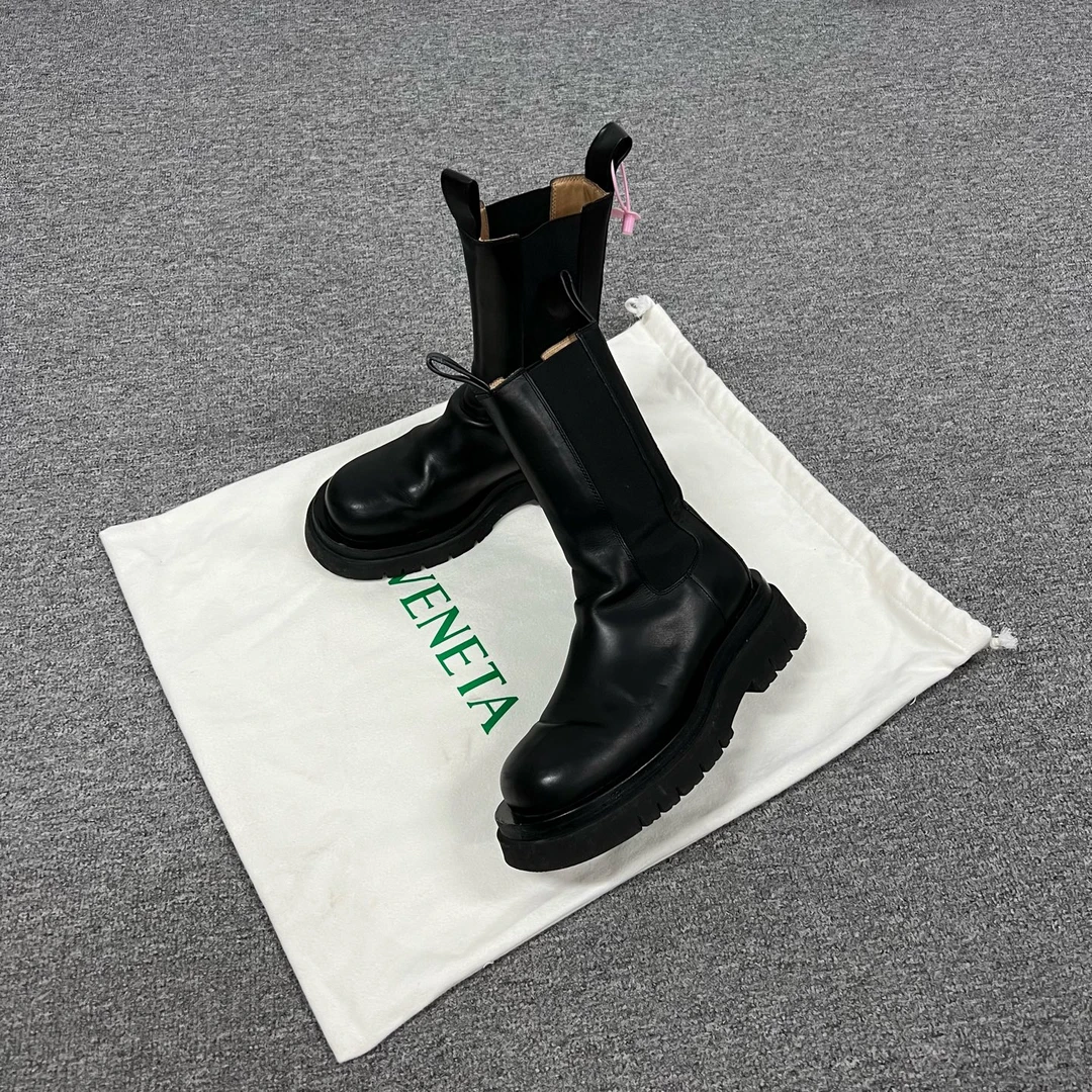 99新 AMIPARIS bv黑色烟管靴 36.5码