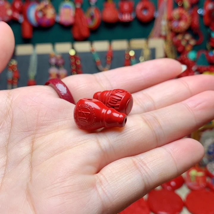 含辰砂工艺品三通