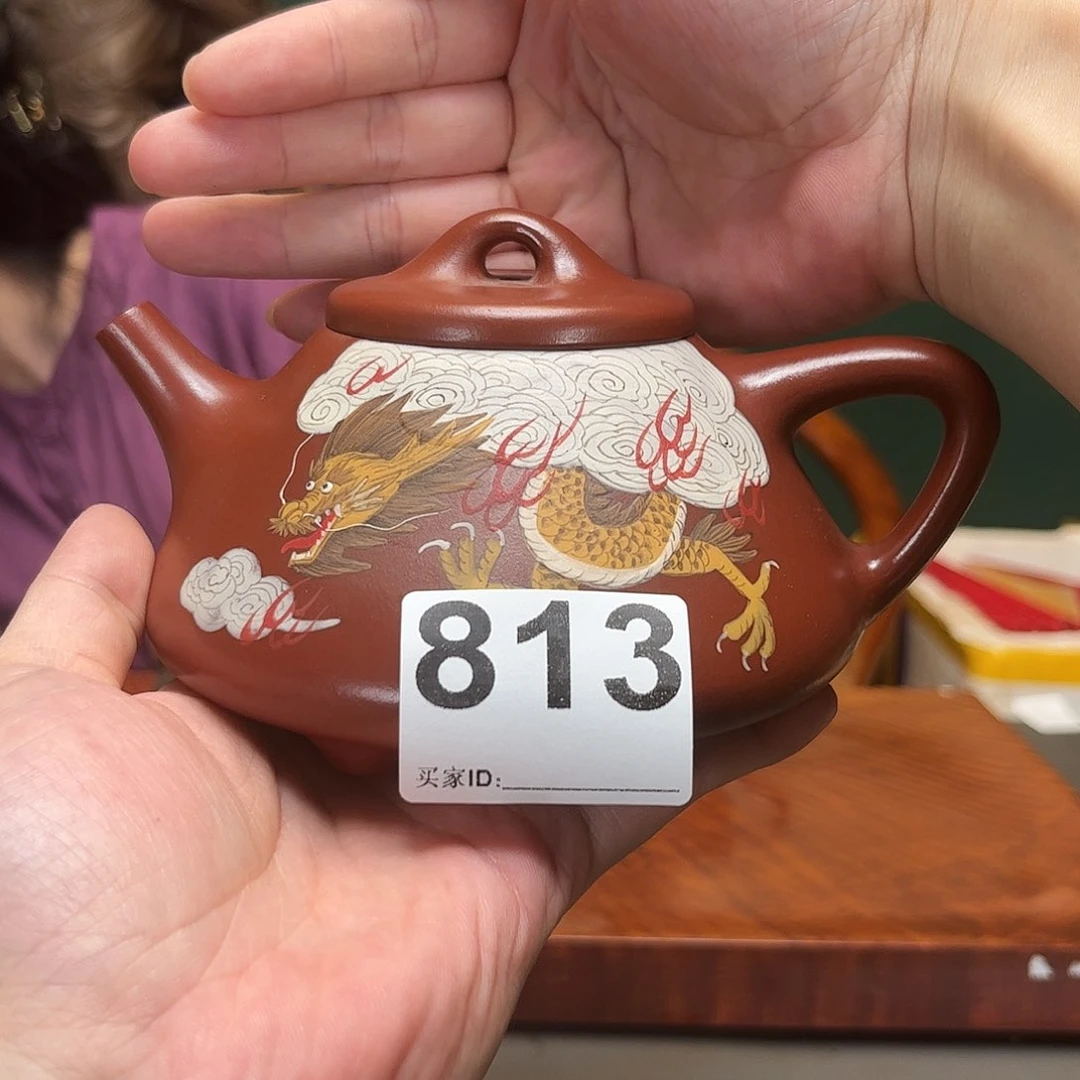 紫砂茶宠石瓢813