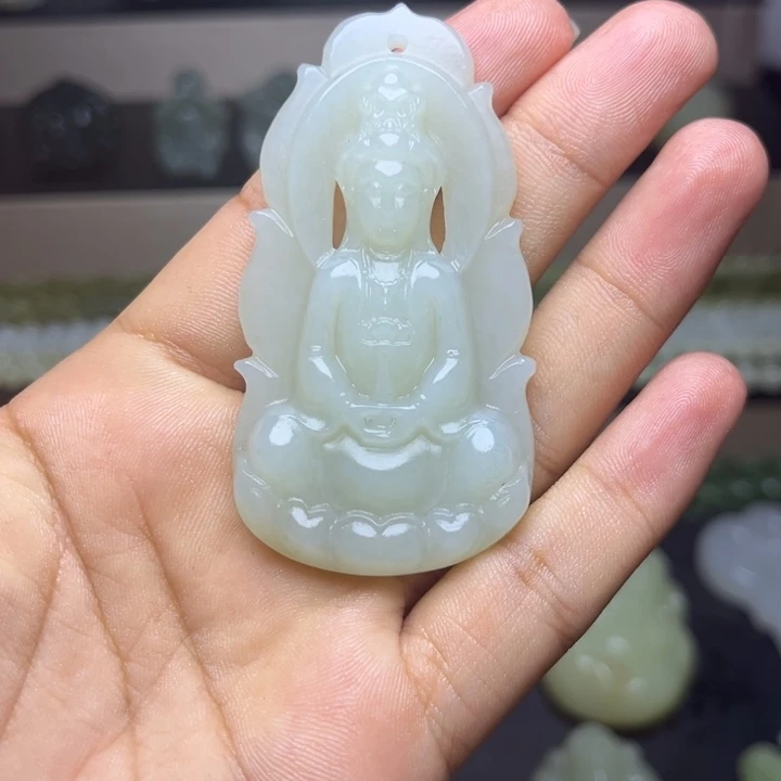 人***道颈饰未镶嵌和田玉
