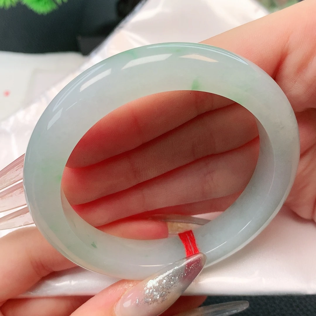 未镶嵌手镯翡翠正圈58