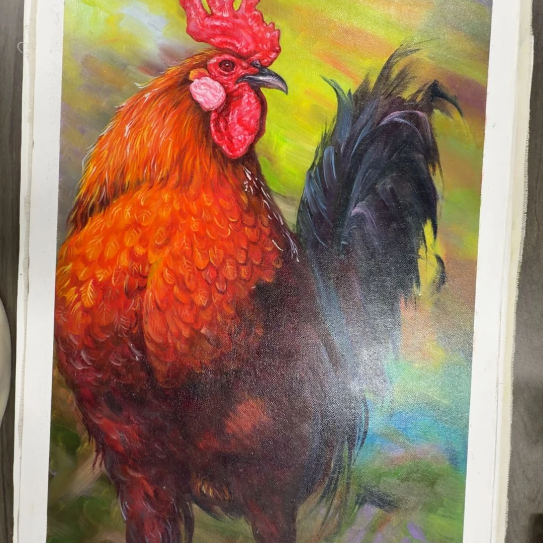 油画加油加油努力加油努力