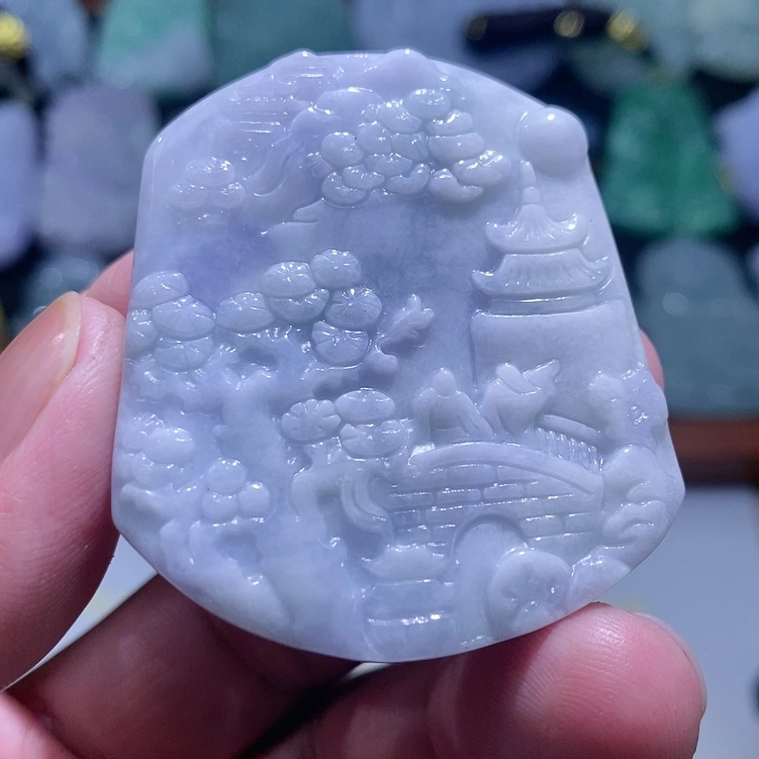 【闪购商品】翡翠未镶嵌颈饰11111111111111