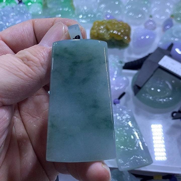 翡翠未镶嵌项链天然翡翠A货吊坠