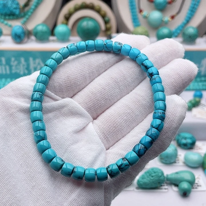 未镶嵌绿松石珠宝奇石5.6