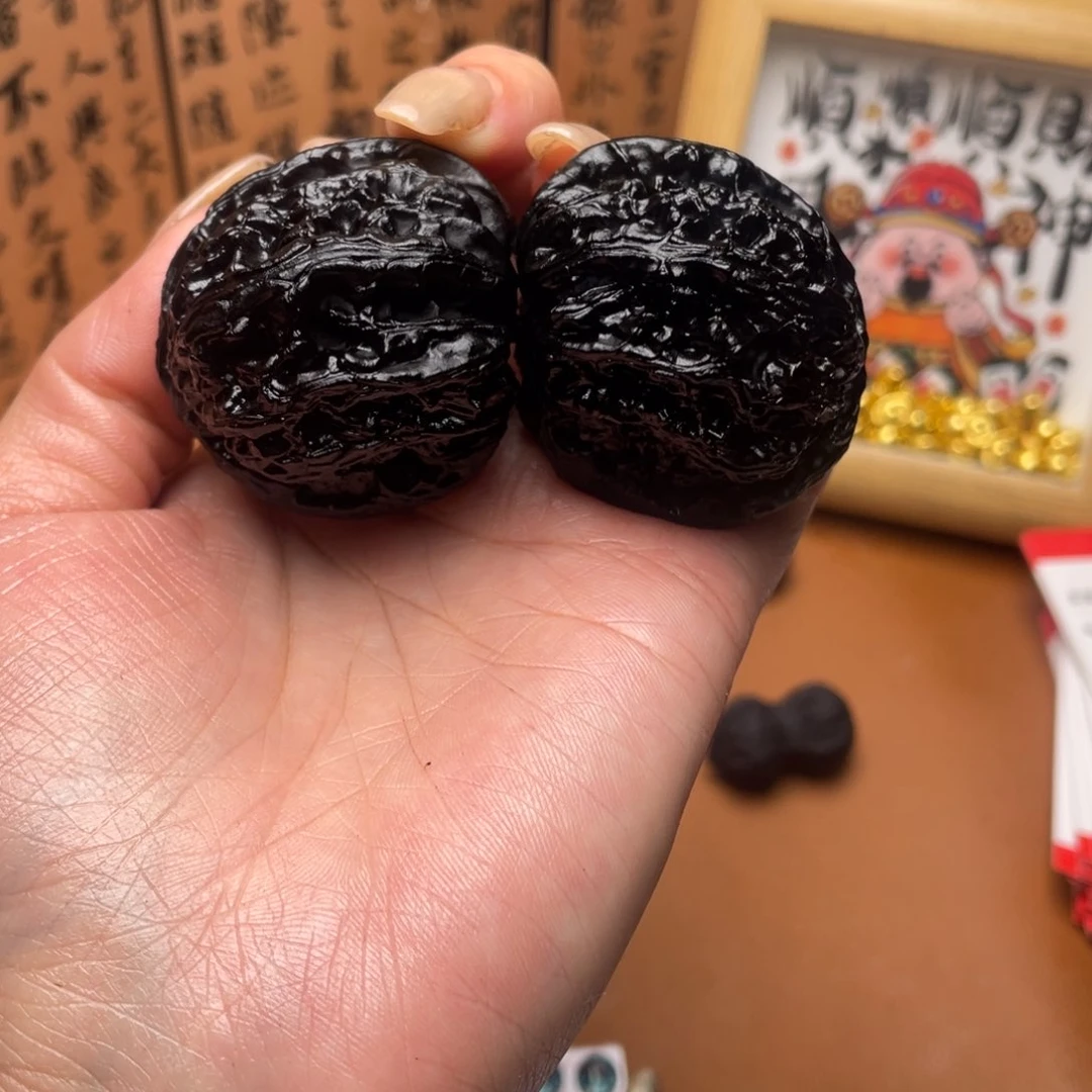 核桃地闷文玩手把件天使之翼12