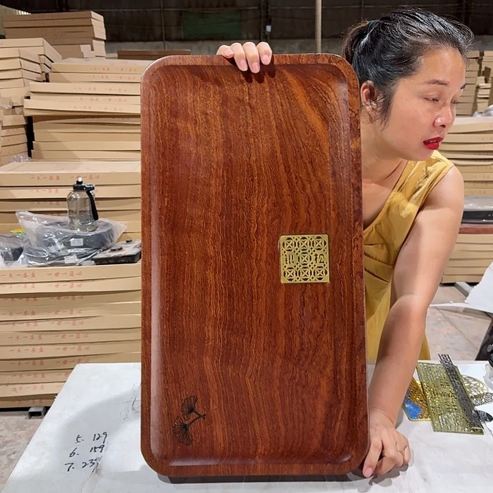 花梨木茶盘63*33尺寸