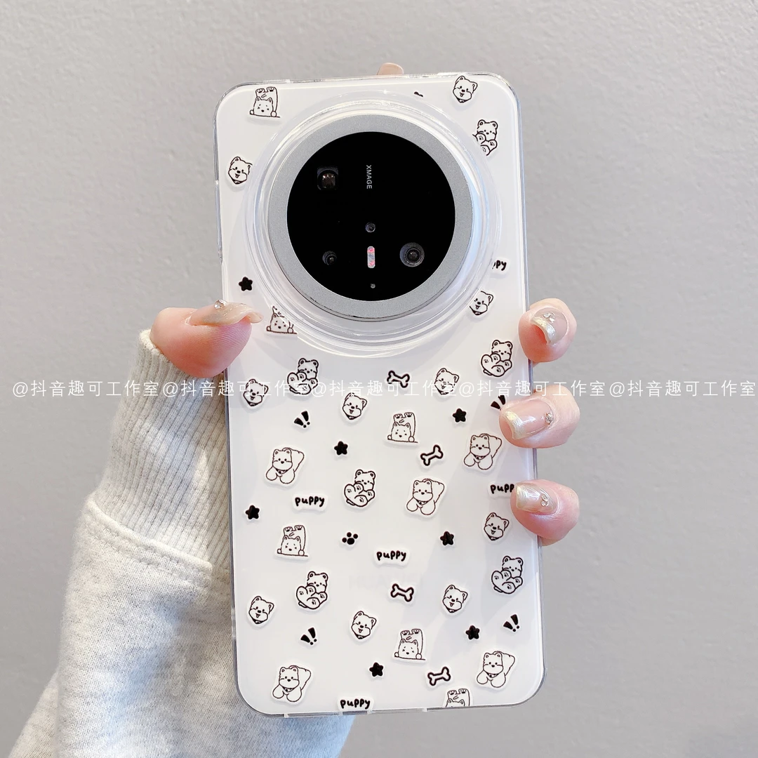 （华为mate系列）IMD奶油适用华为mate70pro60/50可爱西高地手机壳