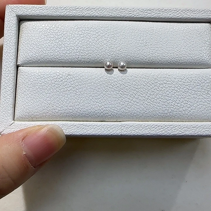 耳饰淡水珍珠银S925镶嵌