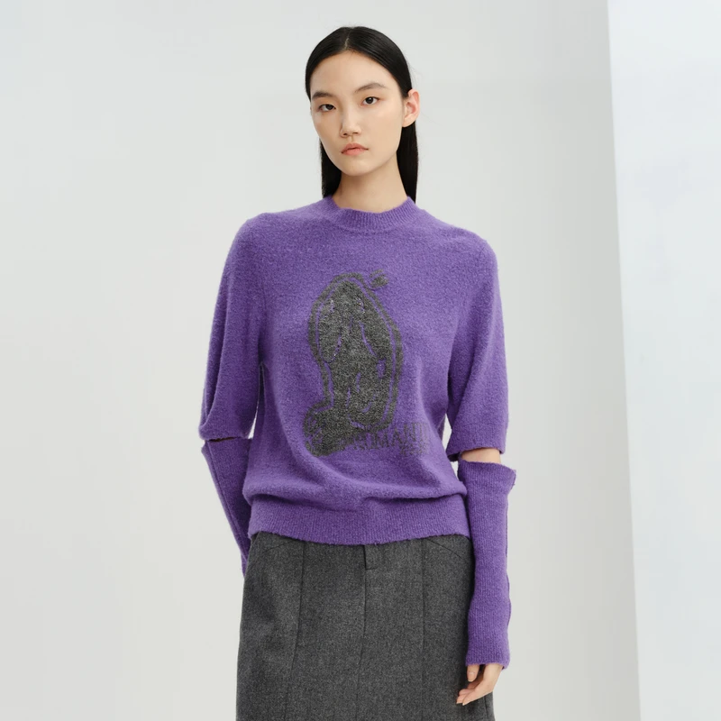 毛针织衫XI411016B203