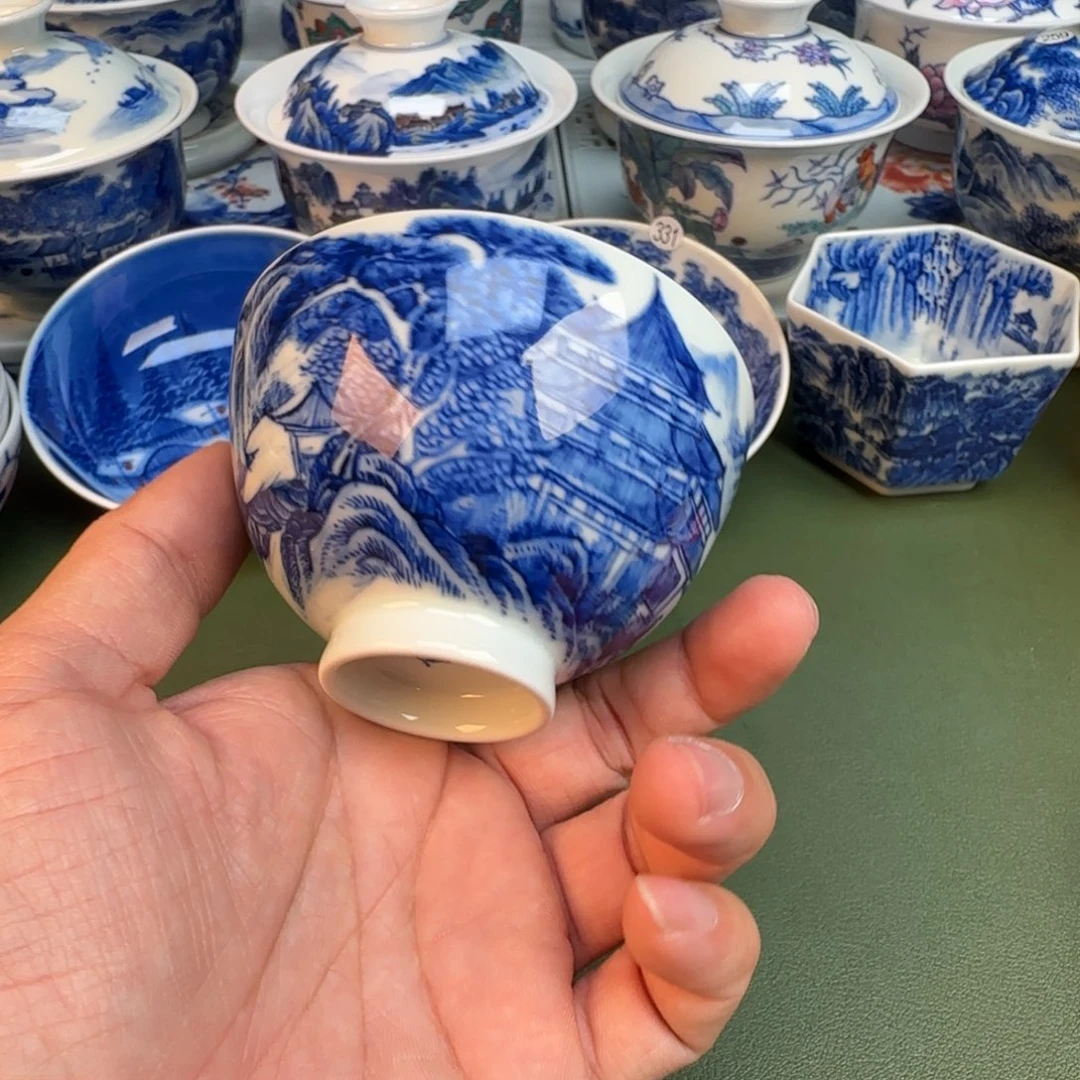 陶纯手工纯手绘茶具386