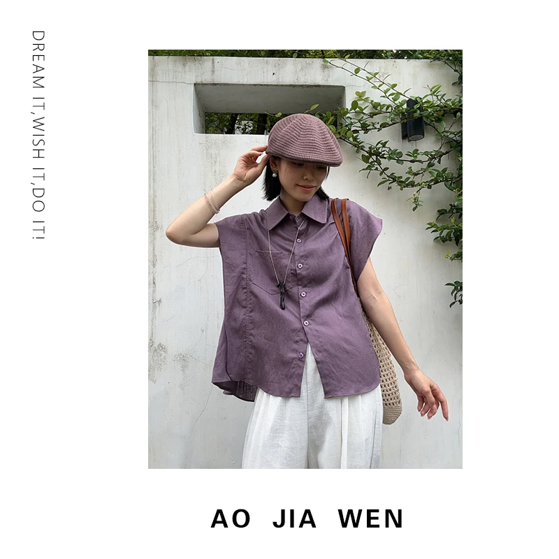 【佳文定制】衬衫花苞边天西西+亚妈妈衬衣上衣9152