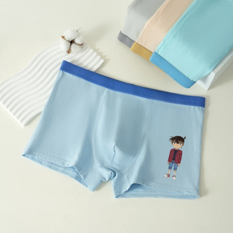 青少年内裤男发育期学生初中小学生大男孩中大童四角平角侦探柯南