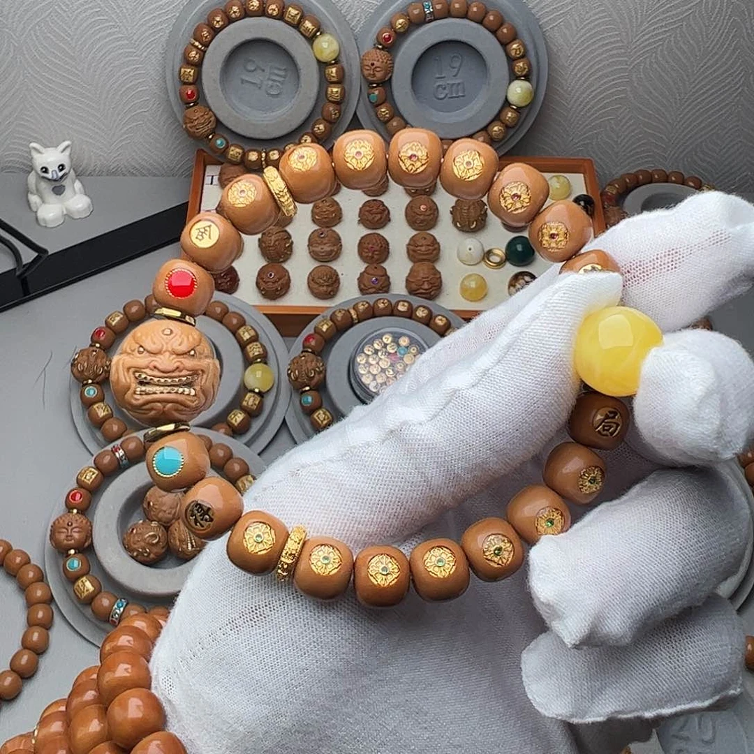 *****猴头核桃手串全品老型猴头手串私人订制