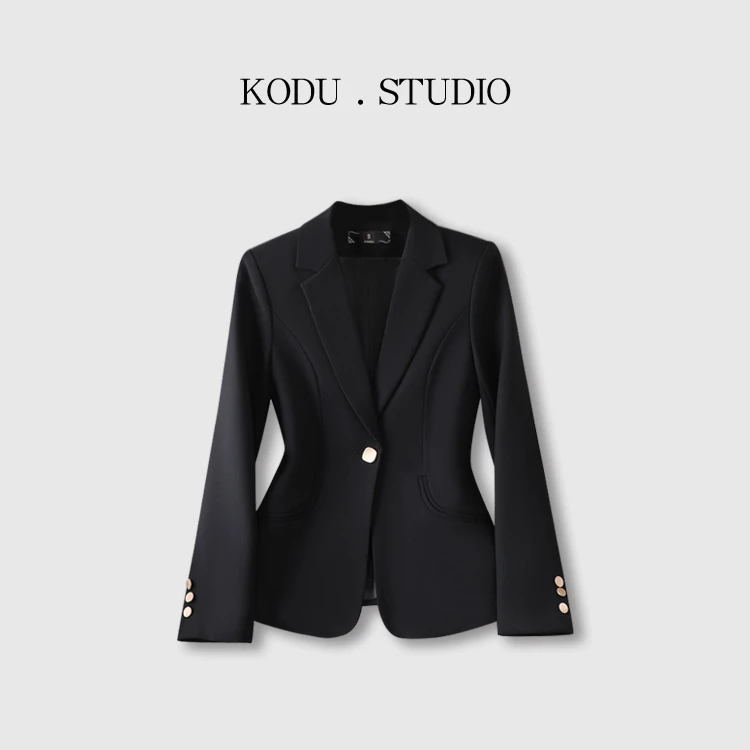 【刻度KODU】MS-4254春季韩版通勤风小蛮腰潮流气质休闲西服外套