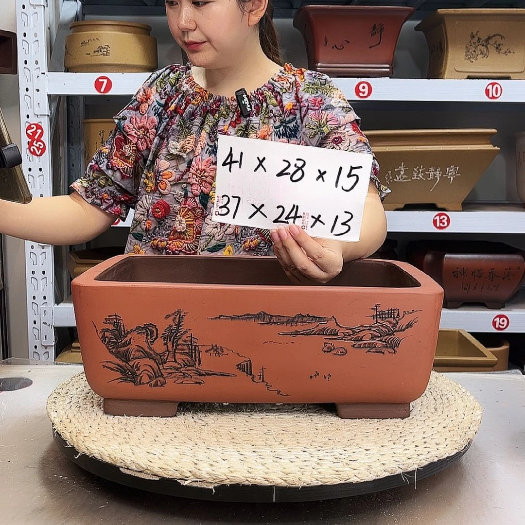 紫砂花盆紫砂花盆