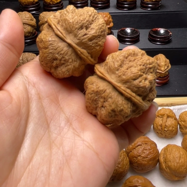 把件文玩核桃蝴蝶蟾7Y