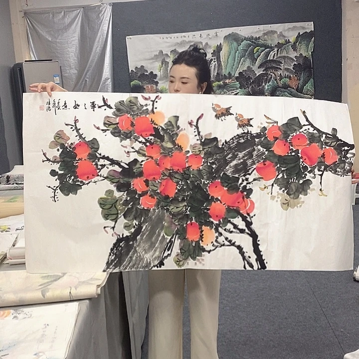 国画国画作品手绘