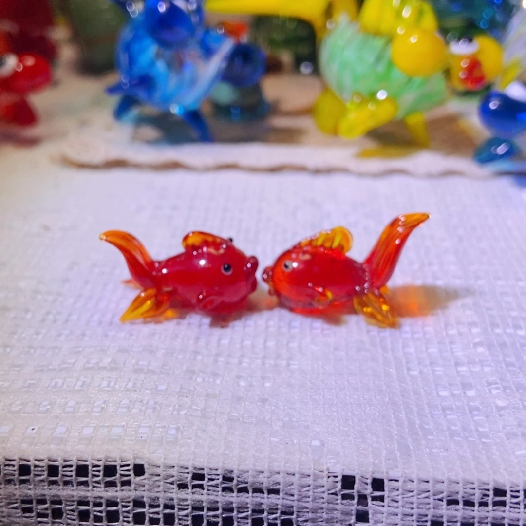 琉璃手工艺品小鱼