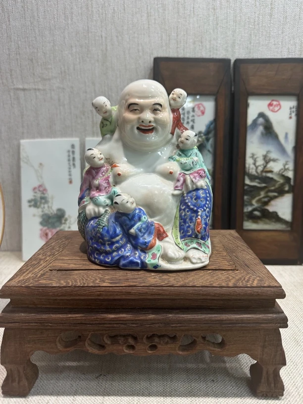 粉彩弥勒佛……#..