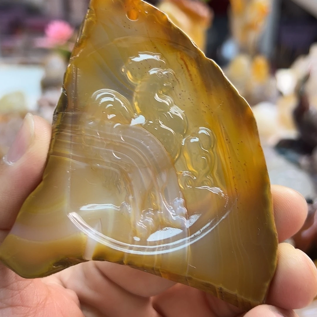 玛瑙/玉髓合金颈饰