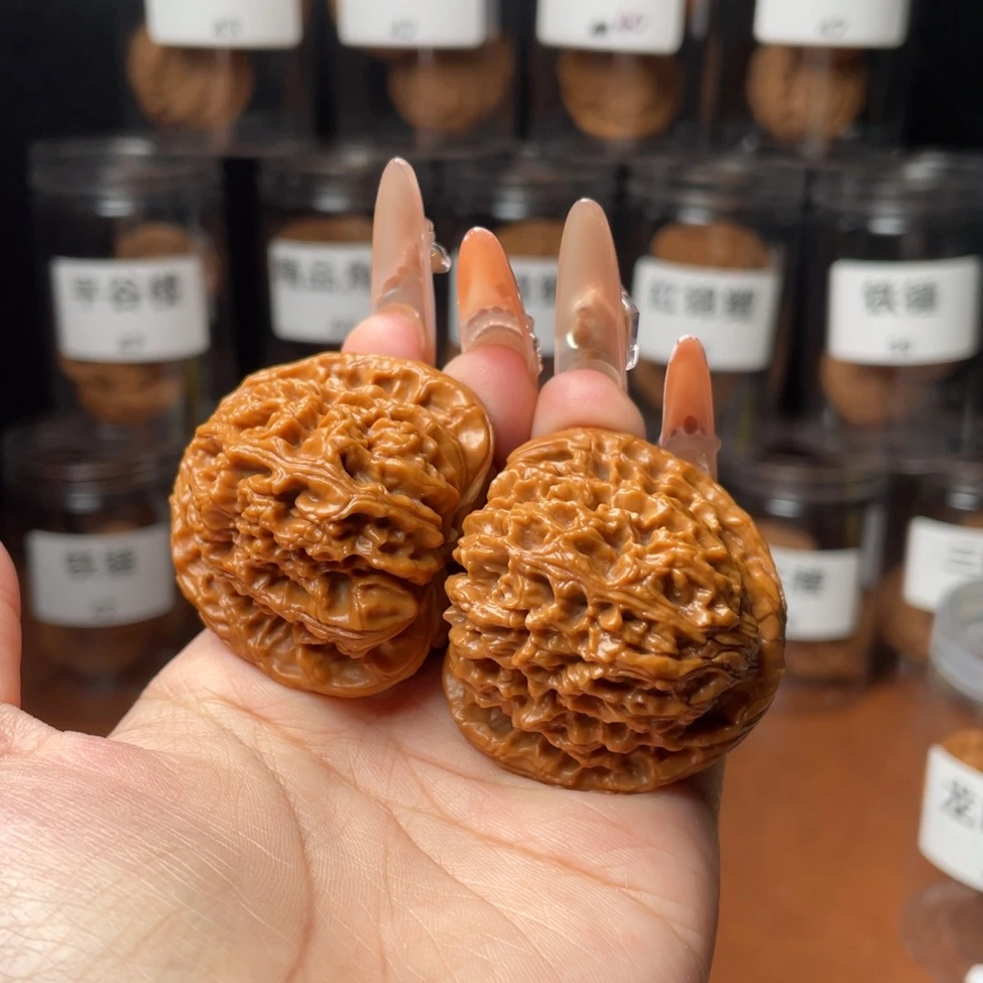 文玩核桃把件全品42南将石