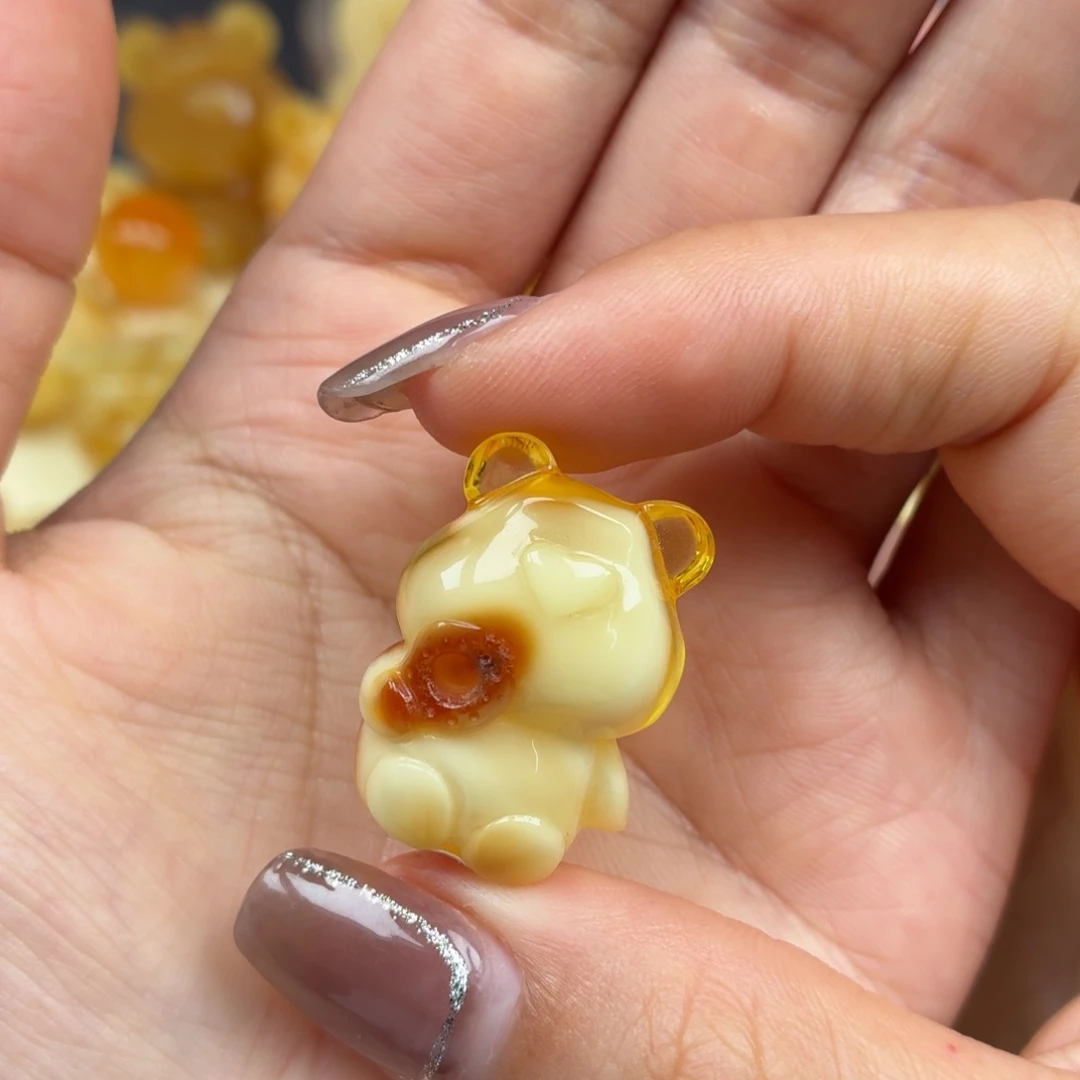 琥珀未镶嵌裸石蜜蜡