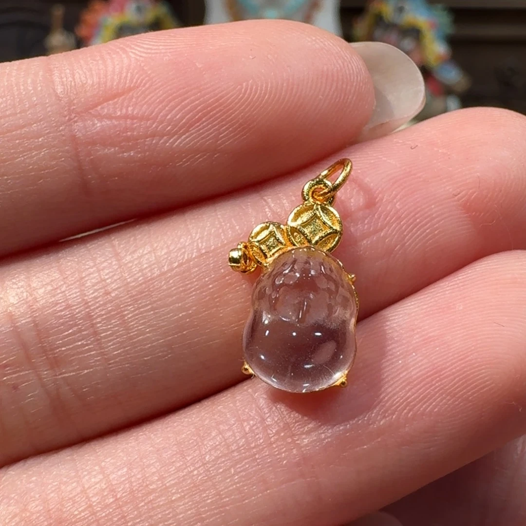 珠宝半成品银S925镶嵌水晶貔貅