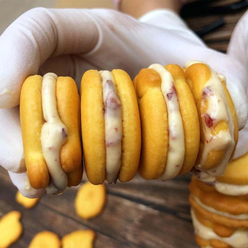 网红小饼干牛奶口味动物糕点儿童无添加纽扣饼牛扎饼干网红零食