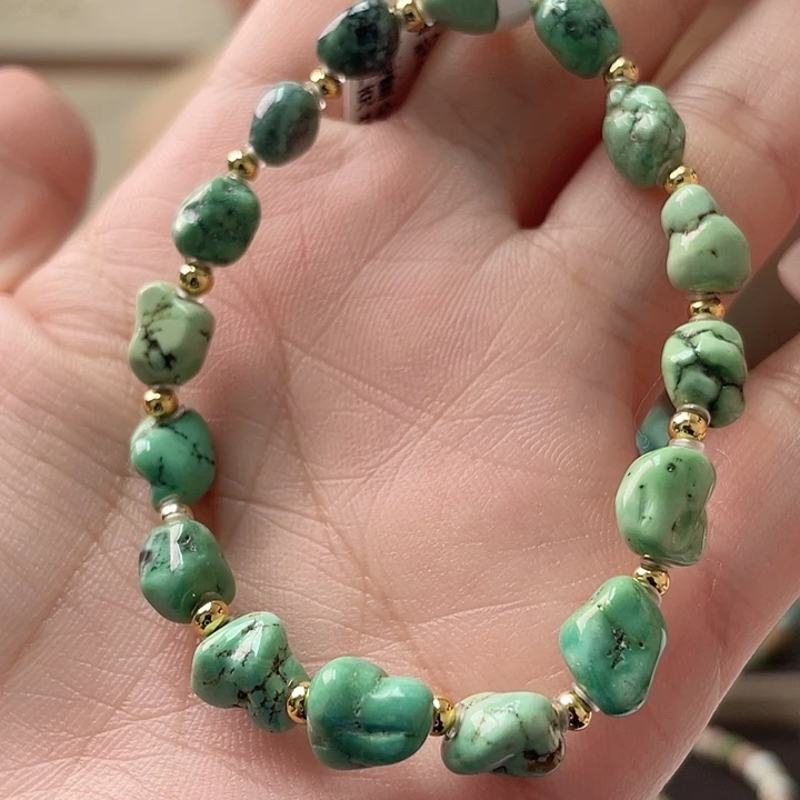 未镶嵌绿松石珠宝奇石