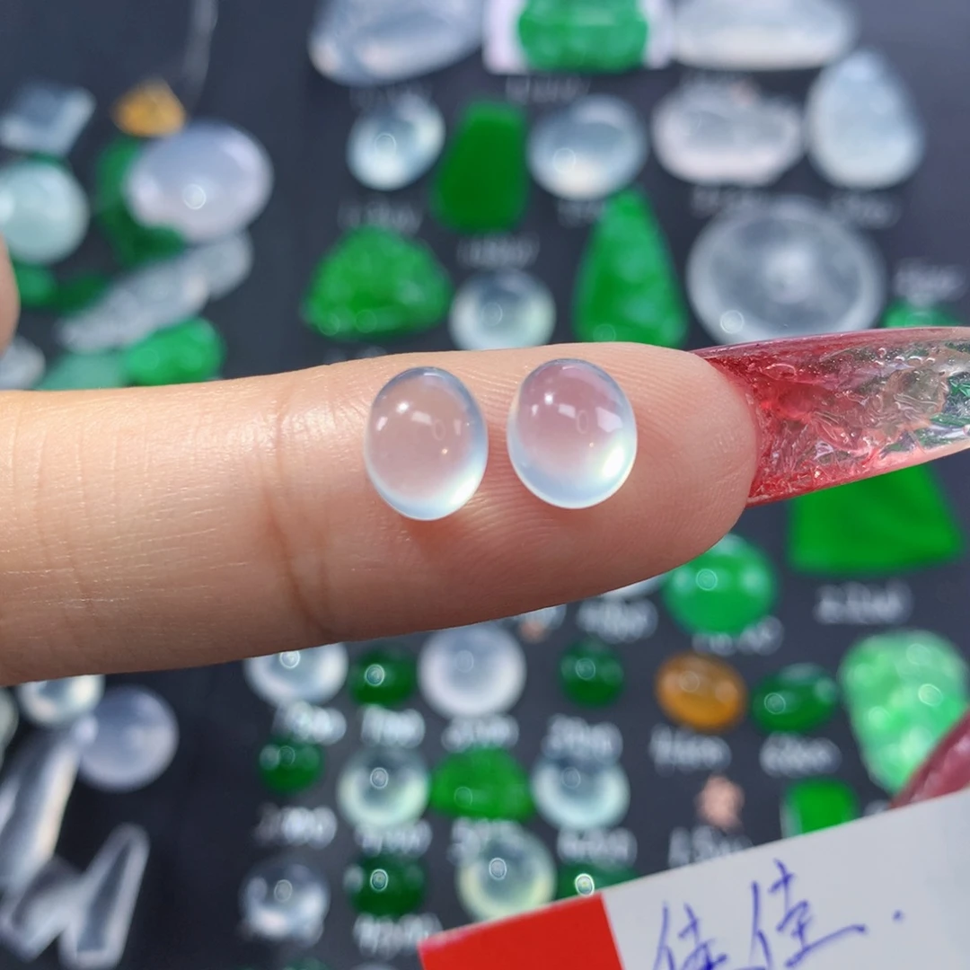 翡翠颈饰未镶嵌纯天然缅甸A货翡翠