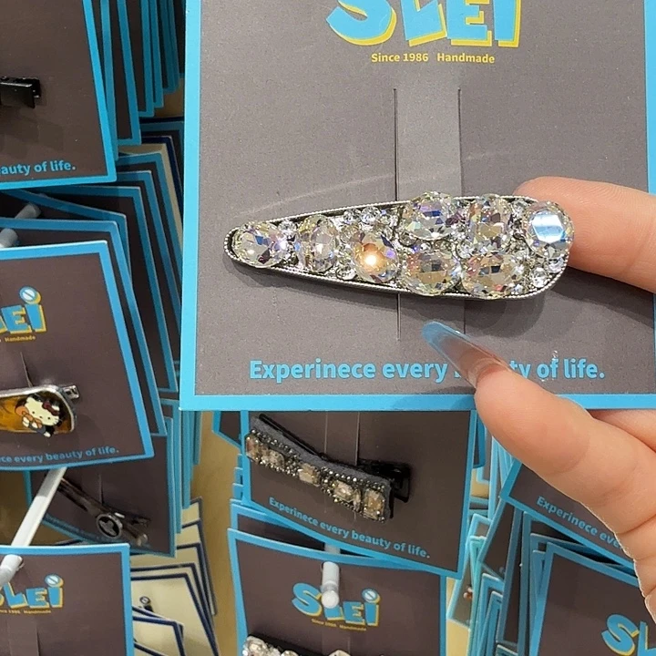 铁合金皮质水滴白钻鸭嘴17