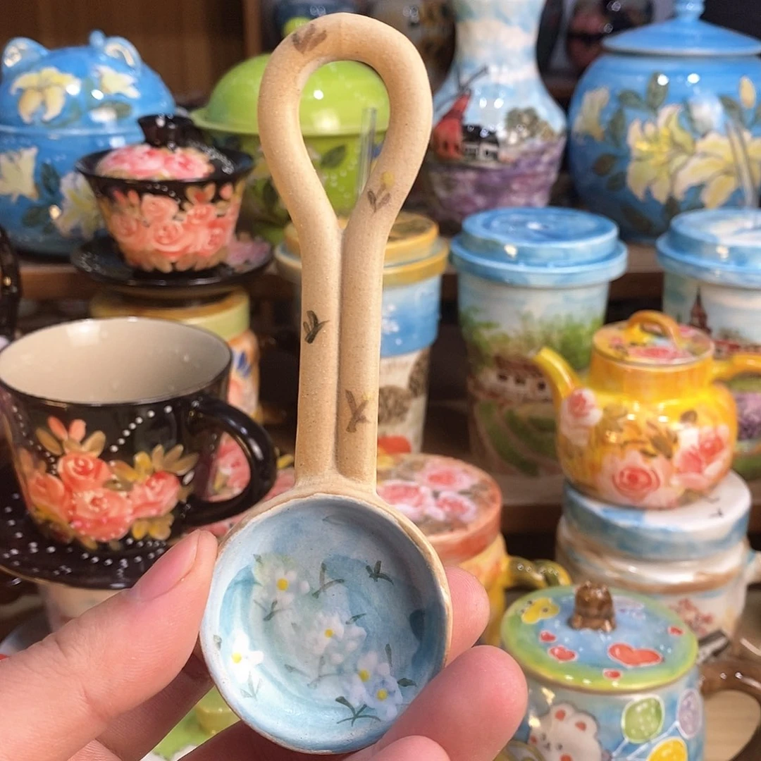 瓷片手绘陶瓷超香超赞