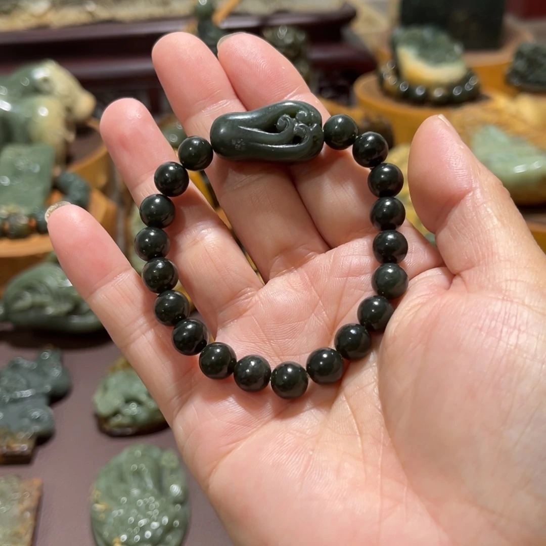 未镶嵌手链和田玉（青玉）