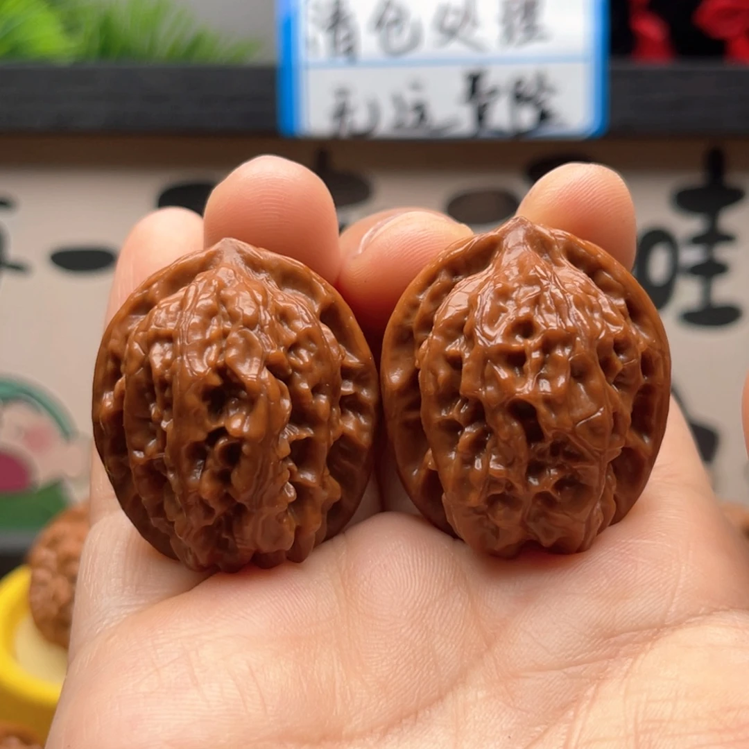 桃核吊坠31野生磐石