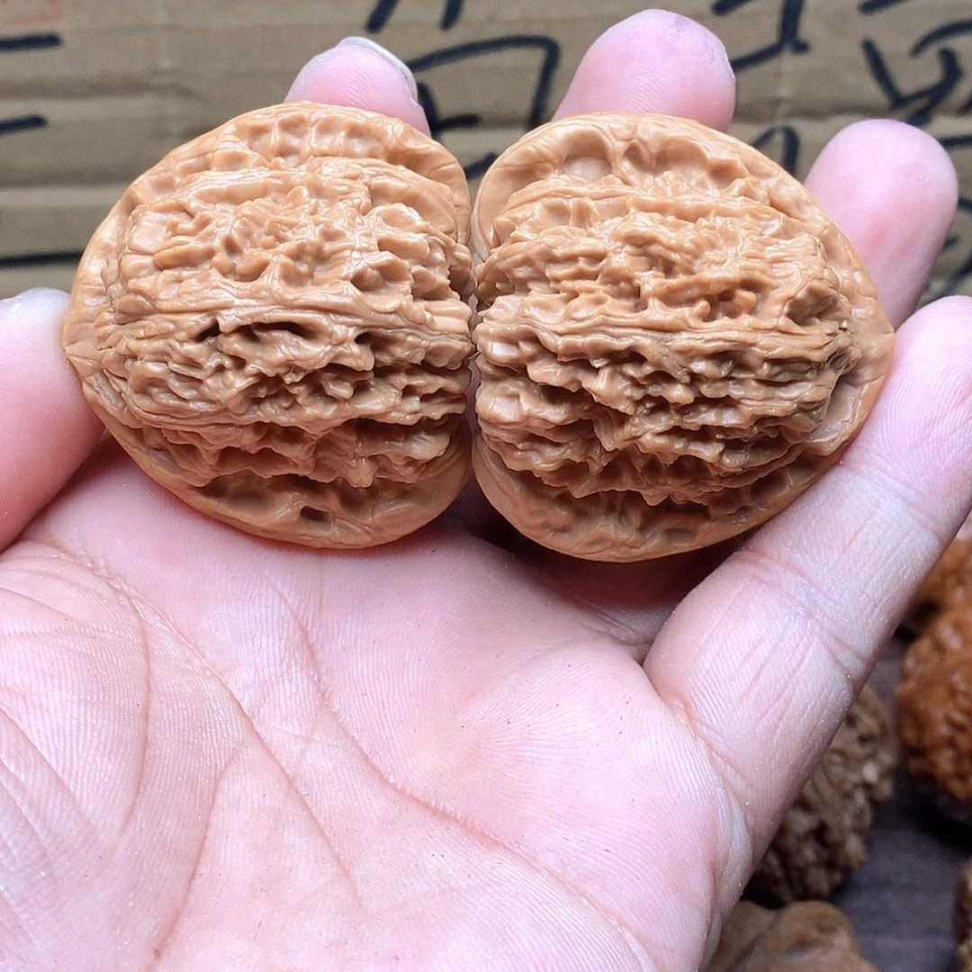 文玩核桃把件44三角疆……