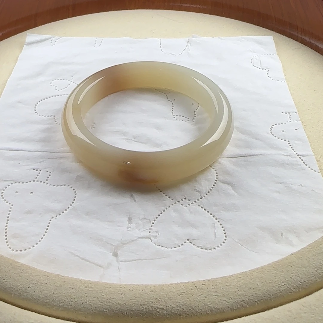 雯***栈和田玉未镶嵌手镯