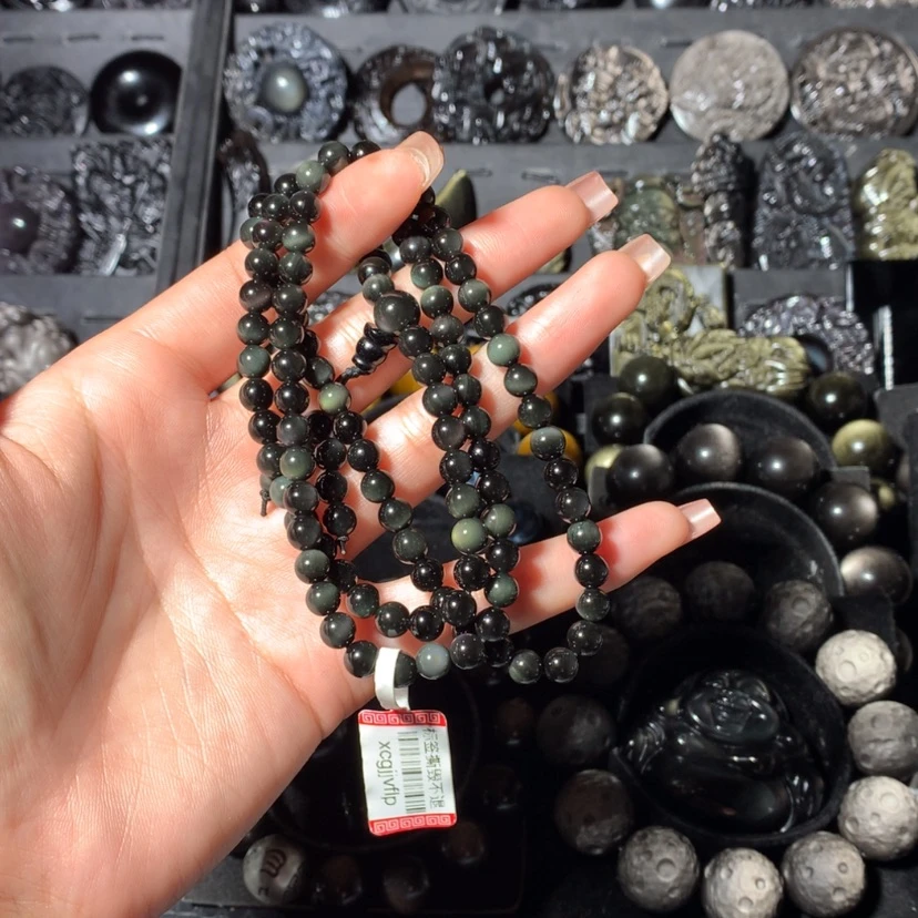 【闪购商品】黑曜岩珠宝奇石未镶嵌年***.
