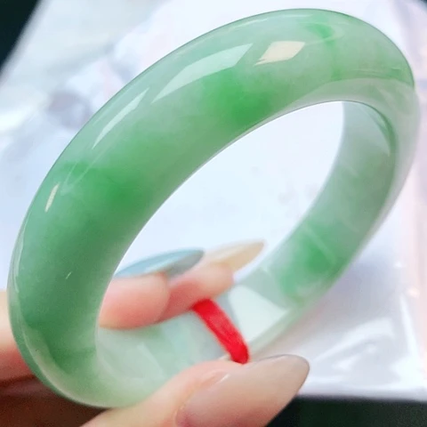 未镶嵌手镯翡翠52圈口080057