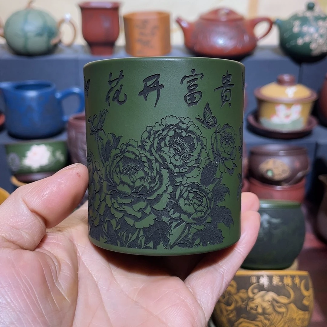 原矿紫砂手工主人杯