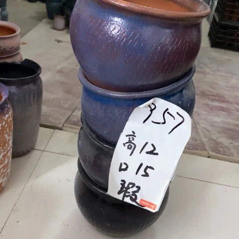 红陶粗陶花盆957