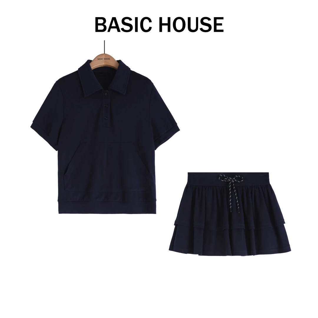 Basic House/百家好春季新款百搭气质轻奢时尚套装B1335B5MW32