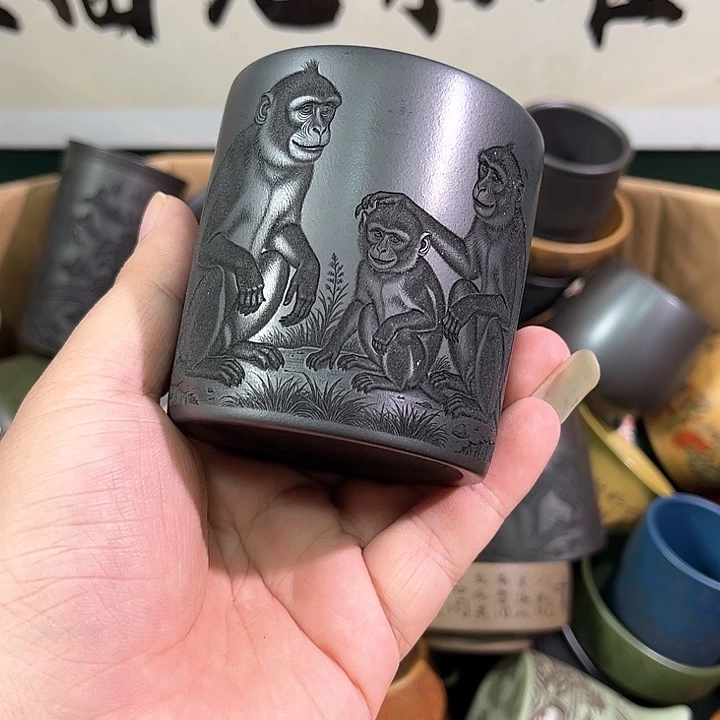 茶杯紫砂全手工紫砂主人杯