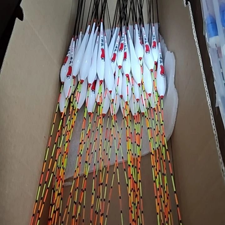 长度60的白色大大浮漂6支