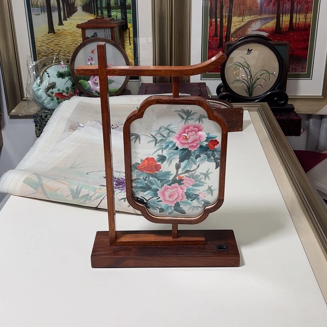 刺绣纯手工刺绣画