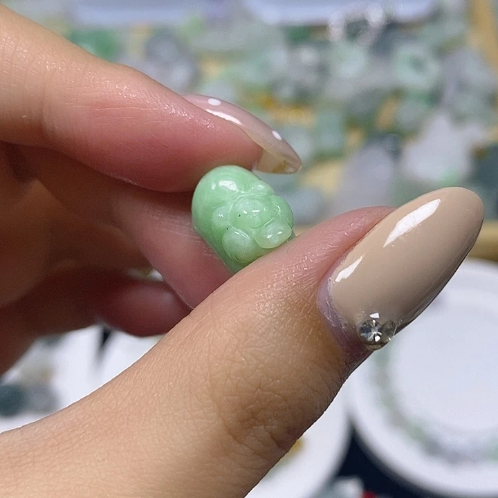 翡翠散珠天然缅甸翡翠