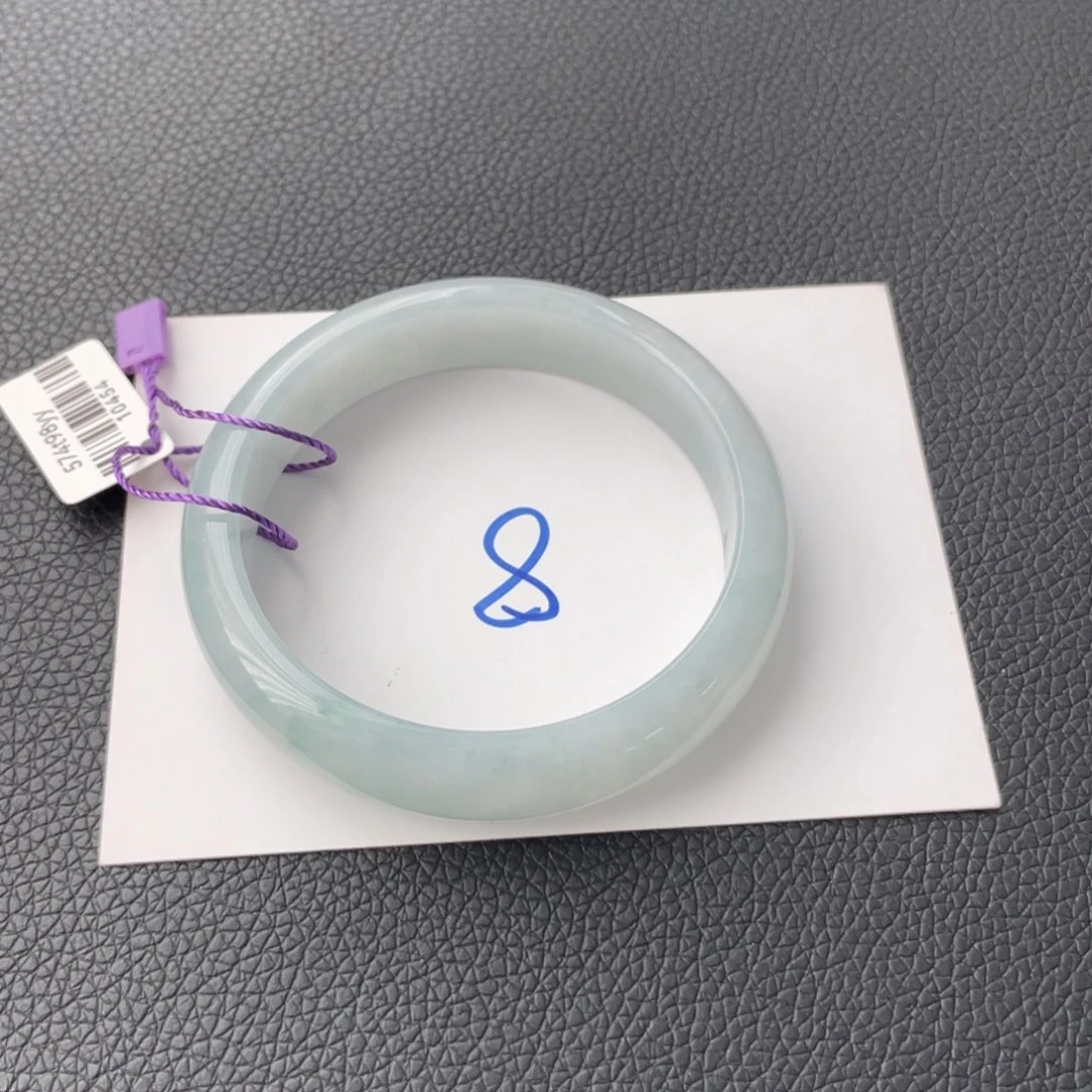 翡翠未镶嵌手镯8号