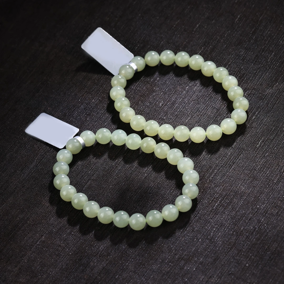 【举石臻选】TA0708-693-102和田玉手串（一件/多样性发/约7mm+）E